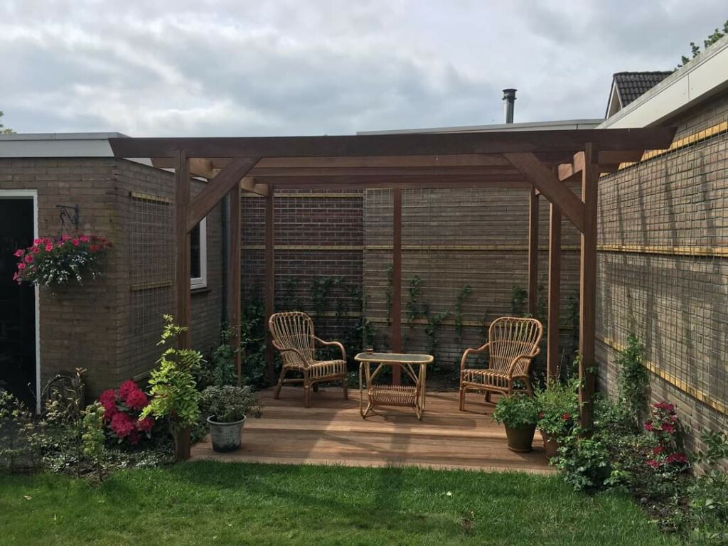 Houten overkapping Rega Houtbouw